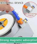 Adjustable Wet Bench Sander Equipped With Heavy Duty Diamond Grinding Discs And Smart Water Cooling For Effortless Metal Sharpening And Jade Polishing That Runs Like A Dream On Any Tough Project features built-in magnetic water mill device.
