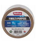 Nashua 322 HVAC foil tape roll, 48 mm x 9 m, metallic gold foil with blue label (front view)