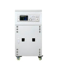 Rock Solid Industrial Power Supply 5KVA 20kW Variable Frequency AC adjustable unit with control panel on wheels.
