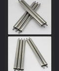 Badass Stainless Steel Conveyor Roller, Heavy Duty Non Powered Idler For Assembly Lines, set of five unpowered rollers.