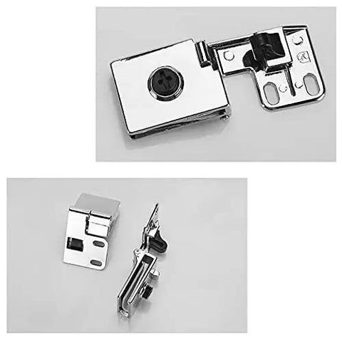 Glass Door Hinges 2 Pack For Cabinets And Closets Durable Wooden Cabinet Hardware with zinc alloy for easy install and deformation resistance