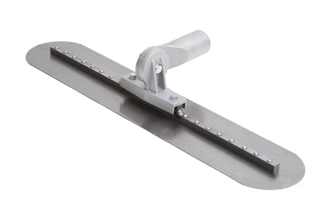 Round End Fresno Concrete Float 36 By 5 Inches, Carbon Steel With Adjustable Thread Bracket in multi mount design for smooth finishes