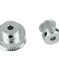 Premium Timing Pulley Kit With 20T And 36T Aluminum Synchronous Wheels 5mm Bore, Includes 200Mm Belt For Smooth 3D Printer And CNC Motion Control Setup, aluminum pulleys