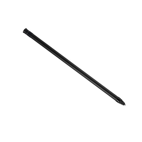 Badass Carbon Fiber Selfie Stick Extends One Hundred Eighteen Inches Ultra Light Extension Pole showing sleek carbon fiber design.