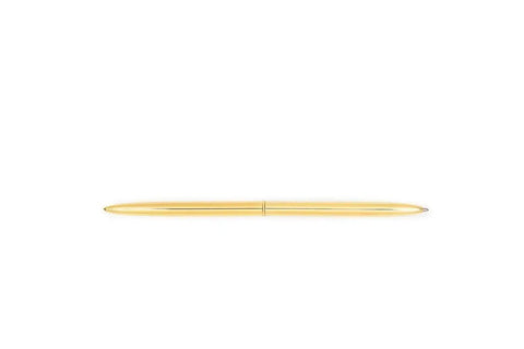 Gold pen from Premium Ballpoint Pen Set Of 6 In Glossy White Gift Box With Gold And Black Ink For Women And Men, Boss Grade Sleek Slim Pens
