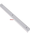 Aluminum T Slot Track 300mm for Woodworking Workbenches and Machines Straight Guide showing 400mm length