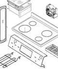 Diagram of Diaphragm Assembly Replacement For Refrigerator Models, Authorized Aftermarket Part DC97-16140F components.