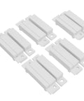 Five Pack Surface Mounted NC Magnetic Door Contact Sensors For Alarm Systems Easy Screw In Install Compact Modern Design