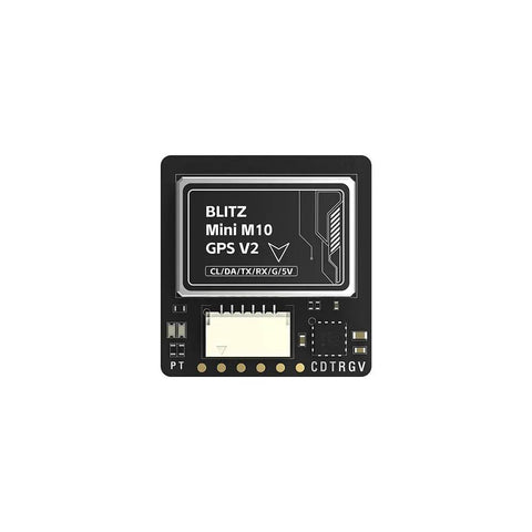Blitz Mini M10 GPS V2 module with QMC5883L for FPV Long Range Drone, featuring built-in LNA, RF Filter, and TCXO.