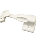 T-Shaped Car Door Holder Retainer Baggage Catch Latches Keep Doors Open Secure For Motorhomes Cars And Yachts With Easy Nylon ABS Installation No Tools Needed, white latch design.