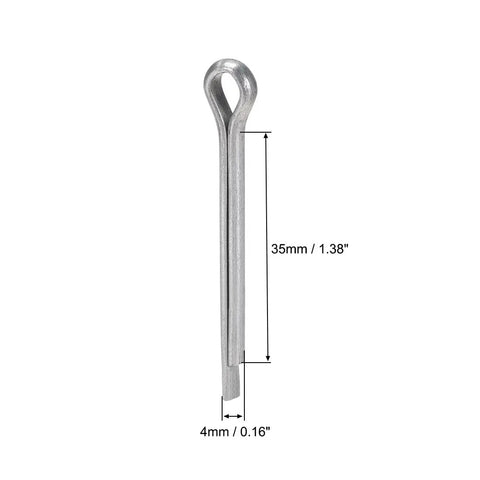 Premium Split Cotter Pins 5/32 Inch X 1 3/8 Inch Zinc Plated Steel Farmers And Mechanics Gonna Love These Bad Boys Rock Solid Clearance Clips For Tough Jobs 25 Pack
