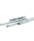 Soft Closing Double Extension Undermount Drawer Runners For Kitchen Use With Pins Modern Telescopic Slides Durable Quiet Smooth Operation And Easy Installation in metal