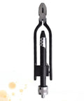 9 Inch Steel Locking Pliers With Safety Lock for wire twisting and cutting, shown upright on white background