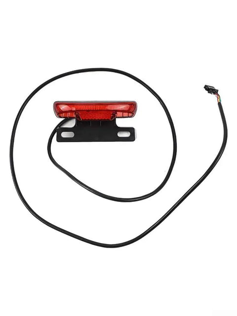 Super Bright E Bike Tail Light With Brake Signal 48V Ultra Thin LED Safety Glow For Night Rides Keeps You Safe And Visible On The Road, red 10mm rear light