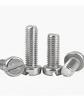 Top Shelf 304 Stainless Steel Slotted Cheese Head Machine Screws 50 Pack Metric M1.6 To M3 Heavy Duty Bolt Set displayed