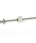 Upgrade Your 3D Printer With This Heavy Duty T8 Lead Screw Horizontal Kit Featuring Precision Stainless Steel Rails And All Copper Nuts Available In 100mm To 800mm Lengths For Smoother Engraving And Industrial Automation Projects., T8 lead screw kit with stainless steel rails, copper nut, and couplers on white background