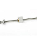 Solid T8 Lead Screw Kit For 3D Printers And CNC Gear Sets Include Horizontal Vertical 100mm To 800mm Trapezoidal Rod With Copper Nut Seat For Smooth High Precision Motion Control, metal screw rod with coupler and nut block
