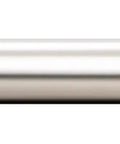 Heavy Duty Spring Tension Curtain Rod for Windows or Shower, Adjustable 54 to 90 Inches, 1 Inch Diameter, Satin Nickel Finish, close-up