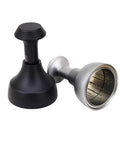 Upgrade Your Daily Brew Routine With This Dope Adjustable Espresso Coffee Tamper And Premium Needle Distributor Leveler Compatible With Most 58Mm Portafilters, featuring black and silver design.