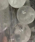 Countertop Ice Maker Machine Portable Sphere Creator Unit With Auto Self Cleaning And Responsive Touch Panel For Fast No Sweat Daily Batch Production At Home Bars And Weekend Sessions Party Ready Style with spherical ice cubes.