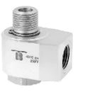 Heavy Duty WDB Rotary Swivel Union For High Pressure Systems With Three Eighths Inch NPTF Inlet And Three Eighths Inch NPTM Outlet Stainless Steel Dual Bearing System For Smooth Rotation Ideal For Hose Reels And Pressure Cleaners