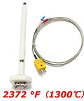 K Type Thermocouple Block Ceramic Kiln Insulator Kiln Probe For High Temperature Readings -58 To 2372 F -50 To 1300 C Precise Sensor