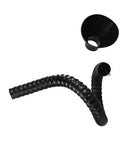 Shop Grade Industrial Welding Fume Extraction Arm With Flexible Exhaust Tubing And Matte Black Round Capture Hood for welding fume capture