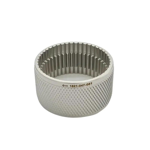 Feed Wheel And Tension Wheel Replacement Part For BXT4-19 Handheld Strapping Tool 1821.047.051 Fits BXT4 Series Battery Powered Grip Wheel Easy Install Durable Spare. silver metal knurled feed wheel with inner splines for handheld strapping tool