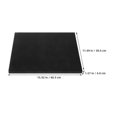 Flexible Black Polyurethane Foam Packing Sheets For Shipping Electronics And Ceramics With Soft Cushioning, 15.92 x 11.99 inches