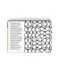 Flents Wipe N Clear lens wipes box, front view, glasses-pattern design, travel-friendly packaging.
