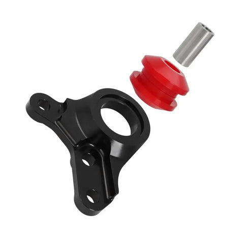 Heavy Duty Rear Differential Mount Bracket For 2.0L And 2.4L Models 2013 To 2021 showing black metal bracket with red and silver components.