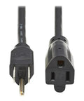 Workhorse Extension Cords 50 Pack, No Sweat 12 Foot 16 AWG Power Drops, Nema 5-15P To 5-15R Plugs, UL Tested Black Power Cable