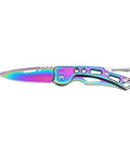 Stainless steel folding knife from Three Pack Folding Pocket Knife Set Stainless Steel EDC Tool For Outdoor Camping And Fishing And Everyday Carry Go To Multi Functional Small Knives In Bright Color Options