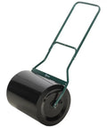 Lawn Roller For Sod Flattening And Soil Compaction With 16 Gallon Fill Capacity Heavy Duty Adjustable Weight System, front view