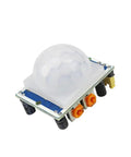 Infrared PIR Motion Sensor Module With Pyroelectric Detector, Plug And Play Easy Install, Pro Grade Reliable Electronics Component For Smart Home And DIY Projects, Stable Performance And Long Lasting Operation, white dome sensor module