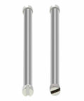 Two Tube And Screw Pins Replacement Kit For Anonimo Professionale 6000 Watch In Stainless Steel, showing two metal tubes