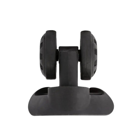 Heavy Duty Silent Luggage Replacement Wheels With 360 Degree Swivel Casters view showing dual bearing roller design.
