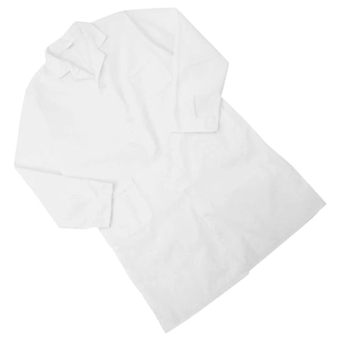 Men's White Lab Coat Costume For Doctors And Med Pros Unisex Design In XXL Size, Comfortable Cotton Lab Coat