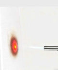 White 12x12x1/8 in ceramic fiber gasket sheet; high-temperature gasket material under blowtorch flame.