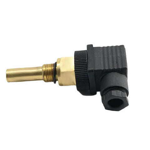 7.7035.1 Temperature Sensor Replacement Plug-And-Play For Industrial Screw Air Compressors, High Quality Materials, Easy Install, Pro-Grade Reliability, Better Air Details, ISO Certified Component; brass probe with black connector