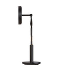 Side view of Sonnet Bold Colonial Candlelight Wall Sconce 1 Light 60 Watt Fixture in Matte Black for a Retro Farmhouse Vibe