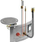 Water Heater Burner Assembly Replacement for Residential Tanks, Gray Finish, AM40277-1 Compatible, shown in detail