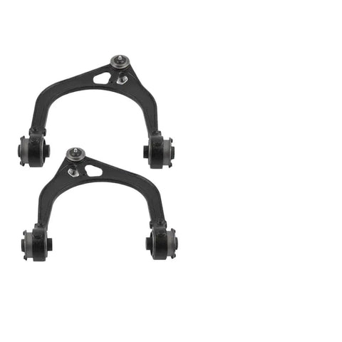 Heavy Duty Front Control Arm Kit For Dodge Challenger And Charger 2005 To 2010 Suspension Upgrade Solid Steel Construction Replaces Worn Parts Fast Installation, black steel pair