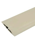 Close-up of the Floor Cord Management Kit For Hiding Cables With Cord Cover And Protector Wire Organizer And Hider To Create A Slick Trip Free Surface Ivory 50 Feet CDI50