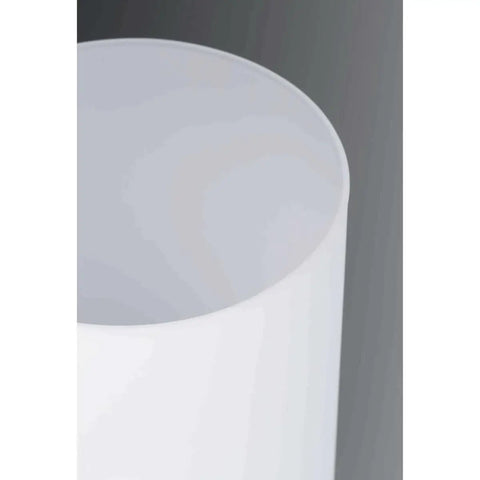 Close-up of etched white glass from Replay Collection Etched White Glass Modern Chandelier Light, 3 Light, Polished Nickel Finish