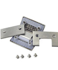 Stainless Steel Pivot Hinge Set For Glass Shower Doors 201 Grade Glass Clamps Clips Bathroom Hardware 30 Pcs