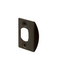 Door Latch Strike Plate With Steel Construction And Bronze Finish Built Tough For Interior And Exterior Doors Easy Install With All Fasteners