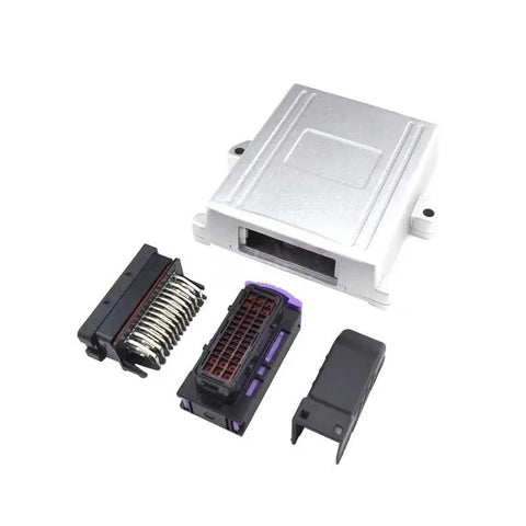 Heavy Duty 39 Pin ECU Aluminum Shell Enclosure For Car Controller Box With 39P Generator Control Panel Connector Modified Automotive ECU Housing Durable Protective Case For Engine Control Units