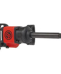 Tough As Nails 1 Inch Air Impact Wrench With 6 Inch Extended D Handle showing sturdy metal body and long reach design.