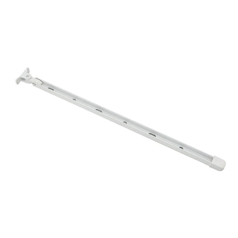 Durable Aluminum Greenhouse Window Vent Opener Bar Kit With 6 Screws For Easy, Precise Temperature Control On Most Greenhouse Windows And Roof Vents White Finish Ready To Install